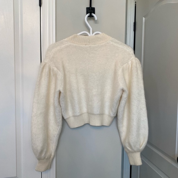 Cropped cardigan with F logo - Picture 5 of 11